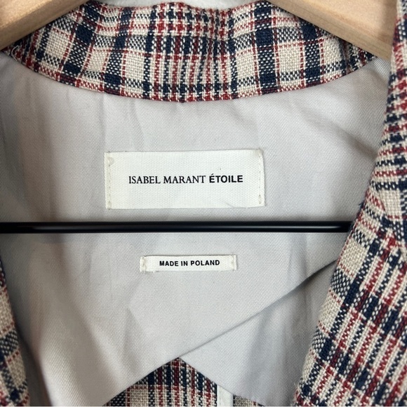 Isabel Marant Etoile Jayden Linen Blazer - Picture 4 of 5